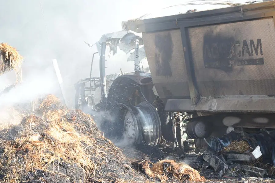 L'incendio del fienile a Gambara