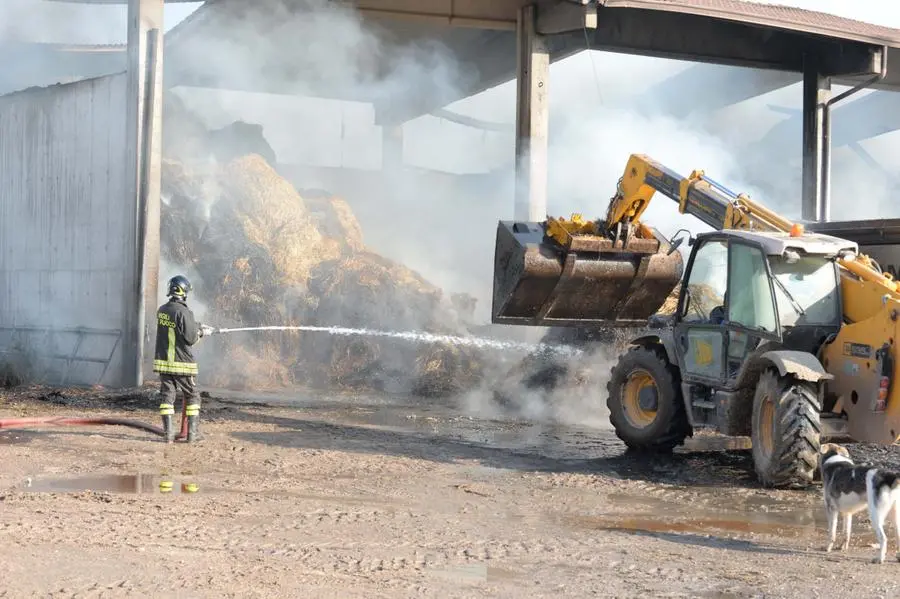 L'incendio del fienile a Gambara