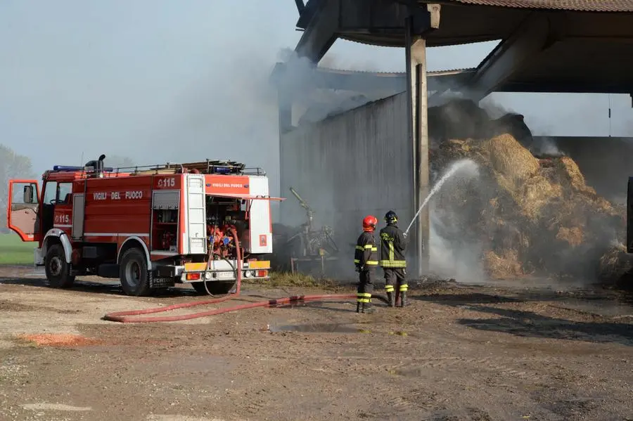 L'incendio del fienile a Gambara