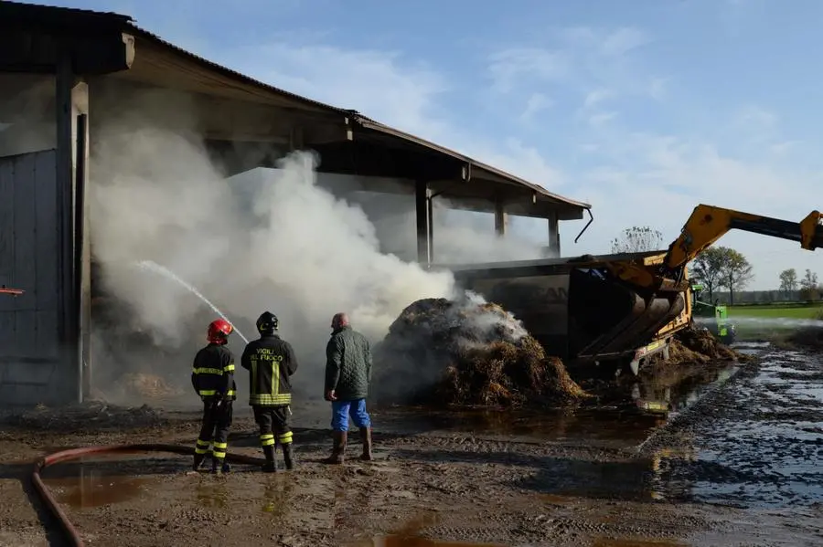 L'incendio del fienile a Gambara