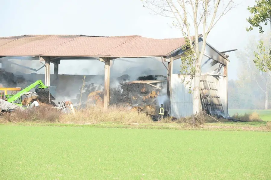 L'incendio del fienile a Gambara