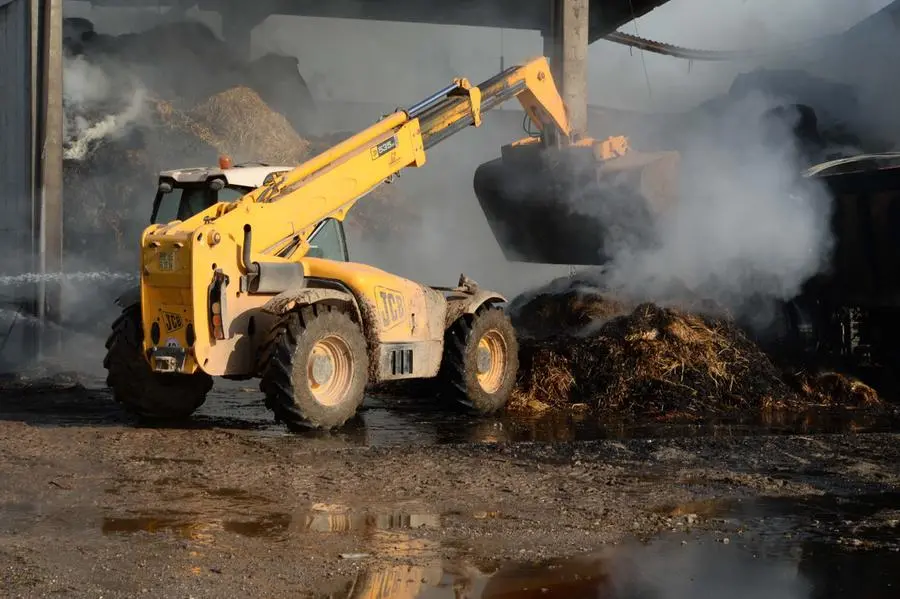 L'incendio del fienile a Gambara