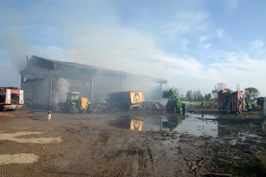 L'incendio del fienile a Gambara