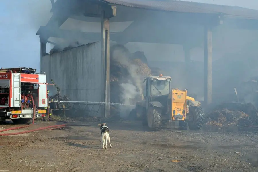 L'incendio del fienile a Gambara