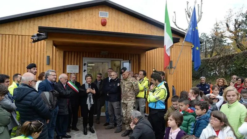 La scuola temporanea a Gualdo