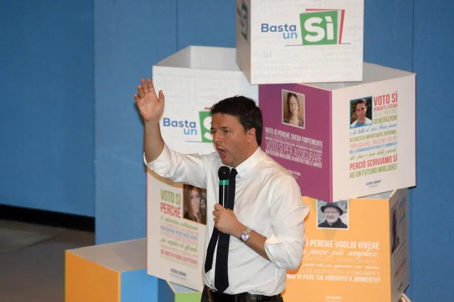L'intervento di Matteo Renzi a Brescia
