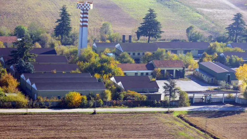 L'ex Caserma Serini vista dall'alto