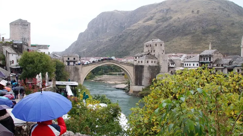 I ragazzi del Treno per l'Europa a Mostar