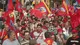 La manifestazione dei sindacati