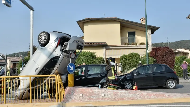 L'incidente avvenuto a Concesio