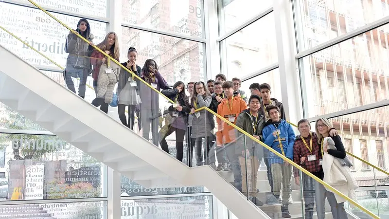 Studenti in visita al Giornale di Brescia