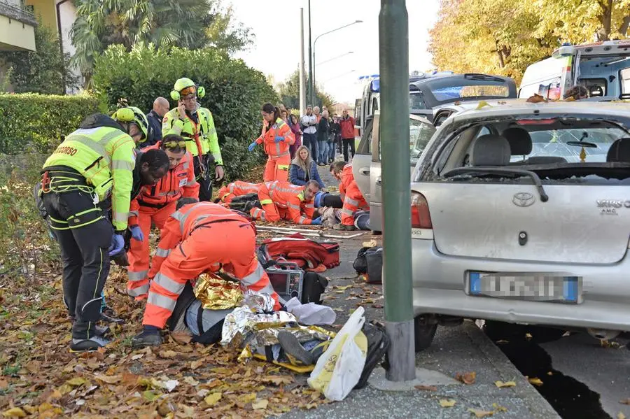 Flero, frontale tra auto