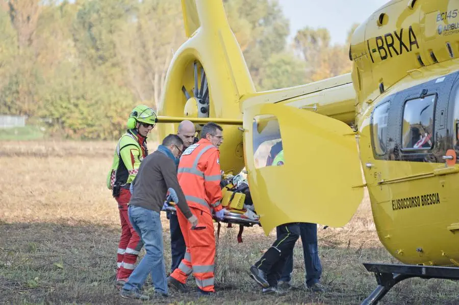 Flero, frontale tra auto