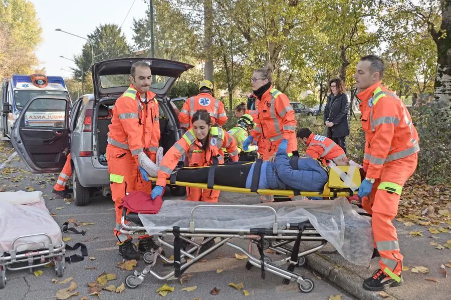 Flero, frontale tra auto