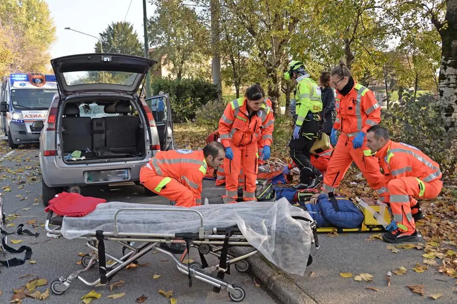 Flero, frontale tra auto