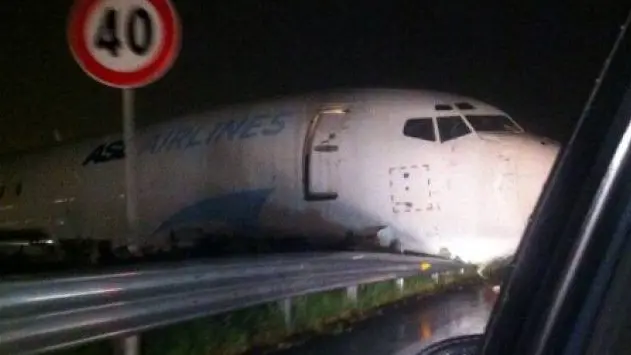 Cargo fuori pista a Orio al Serio