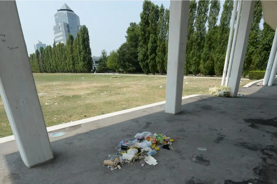 Parco Tarello, lo sporco dopo la festa