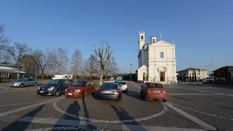 La piazza di Folzano