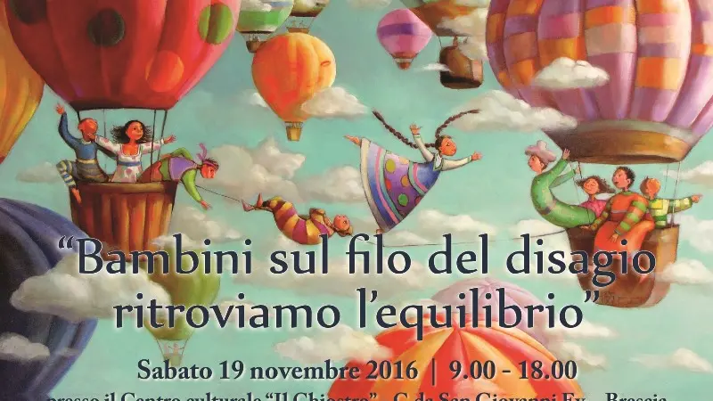 Convegno Bambini sul filo del disagio ritroviamo l'equilibrio