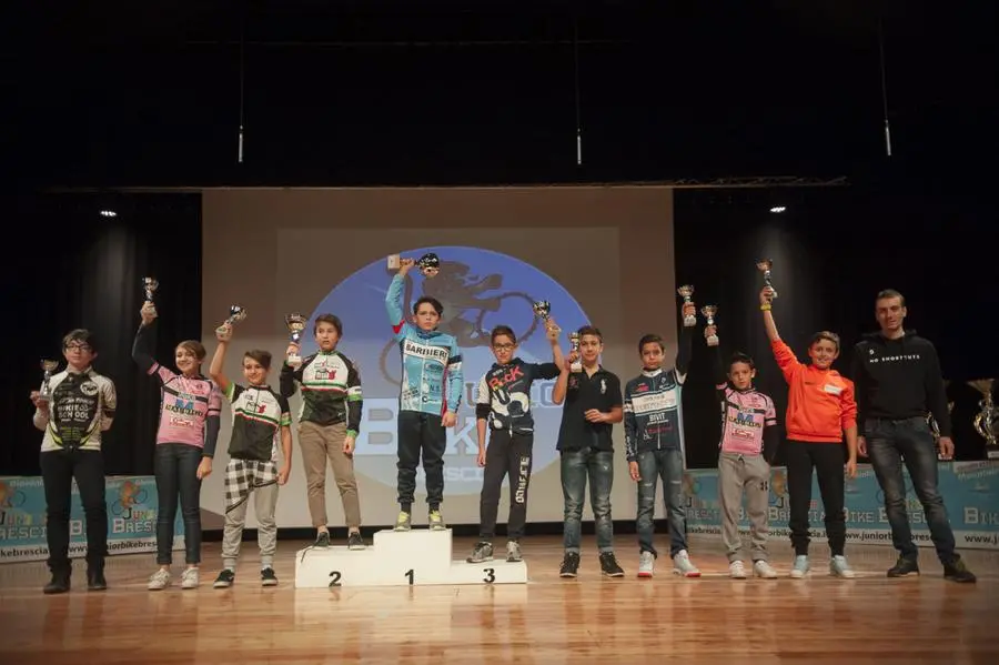 Le premiazioni del circuito Junior Bike