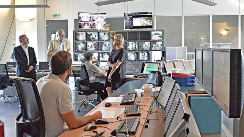 Visita alla centrale della metropolitana