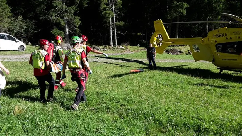 Soccorso Alpino impegnato nei boschi