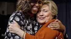 Michelle Obama e Hillary Clinton