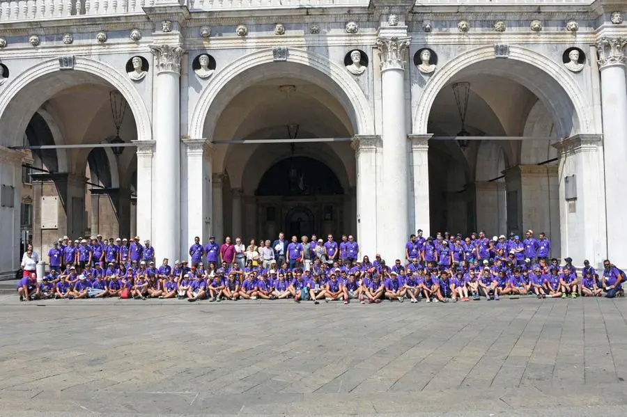 Scout greci in visita a Brescia, le foto