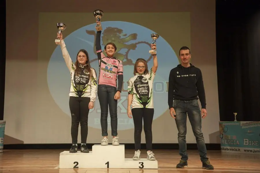 Le premiazioni del circuito Junior Bike