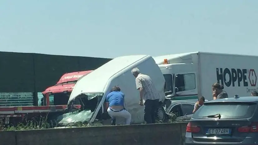 L'incidente in A4