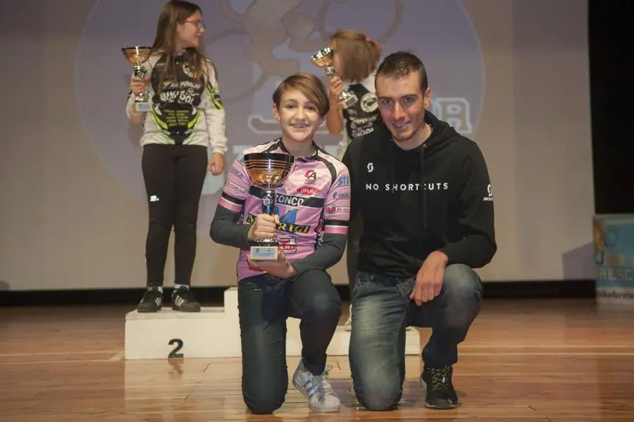 Le premiazioni del circuito Junior Bike