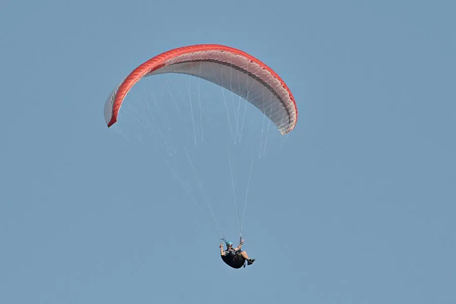 Il parapendio precipitato