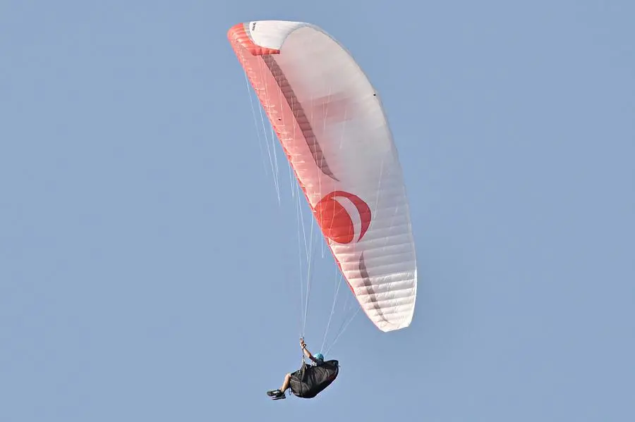 Il parapendio precipitato