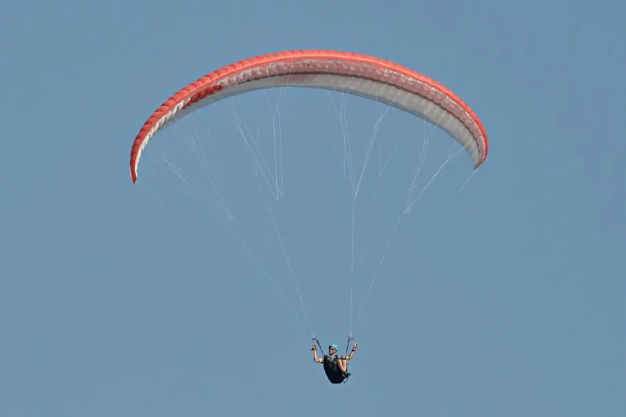 Il parapendio precipitato