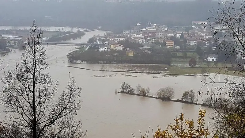 Il maltempo sul Piemonte