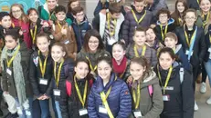Gli alunni della Quasimodo al Giornale di Brescia