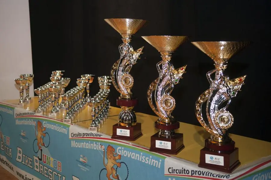 Le premiazioni del circuito Junior Bike