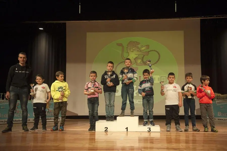 Le premiazioni del circuito Junior Bike