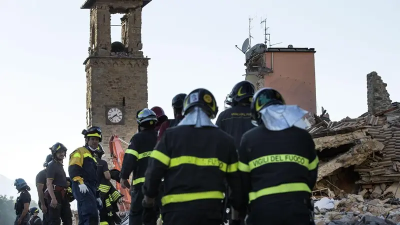 Vigili del Fuoco ad Amatrice