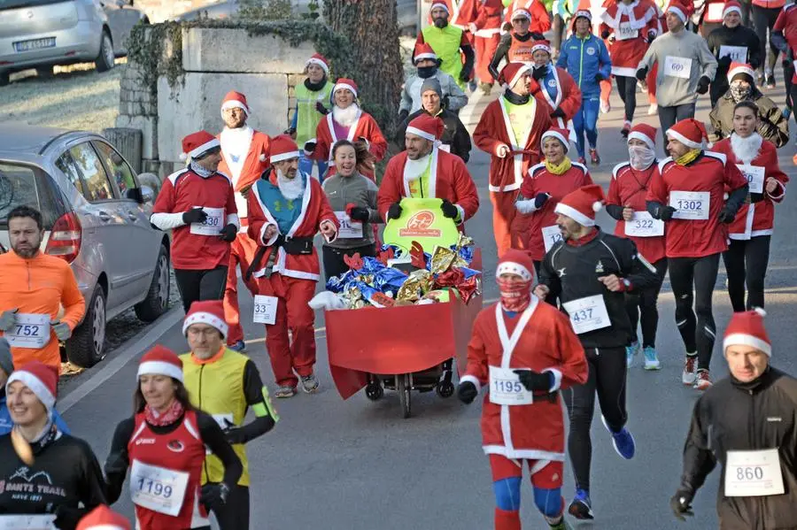 La corsa dei Babbi Natale