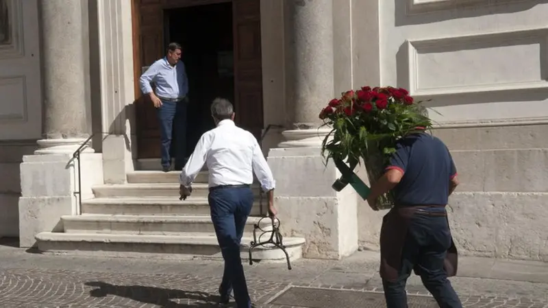 S. Maria della Carità, la camera ardente di Daniela Dessì