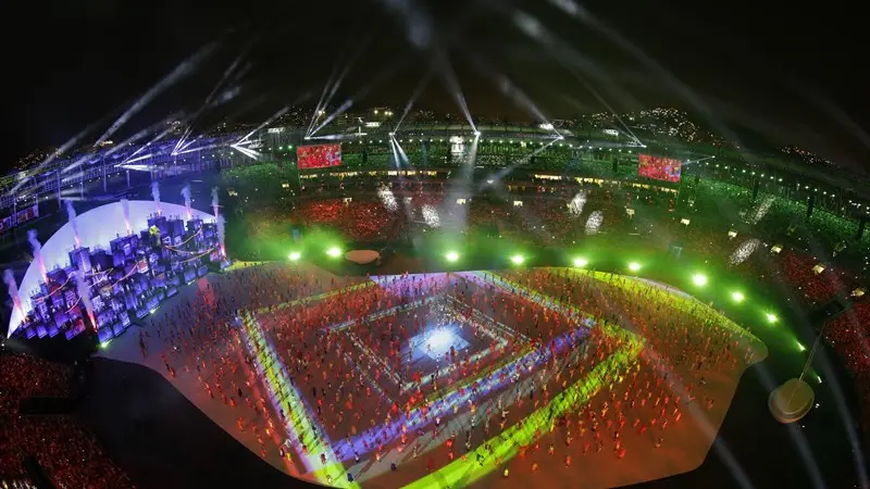 Lo spettacolo di Rio