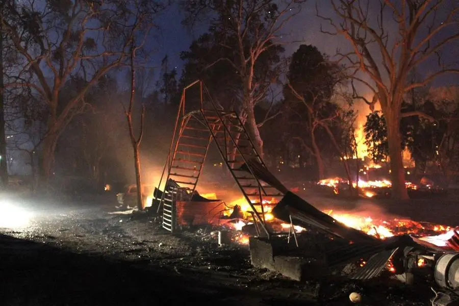 Le immagini degli incendi in California
