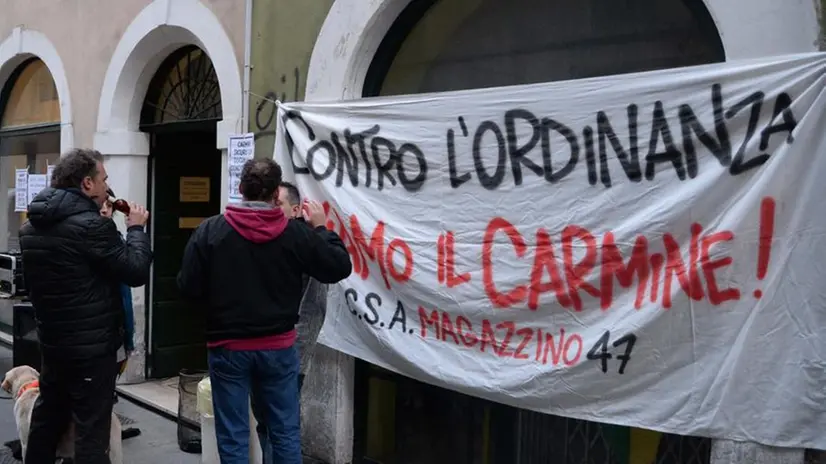 La protesta del Magazzino 47