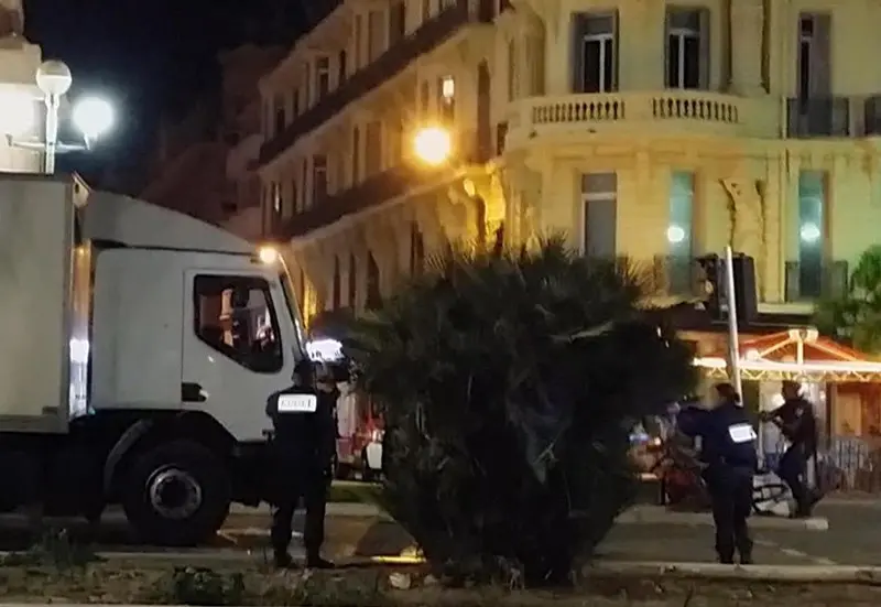 Il camion usato per la strage di Nizza