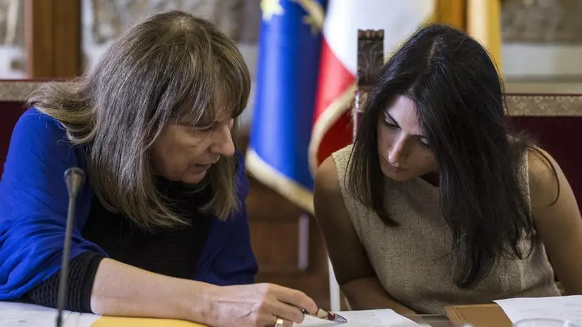 Romana Raineri e Virginia Raggi