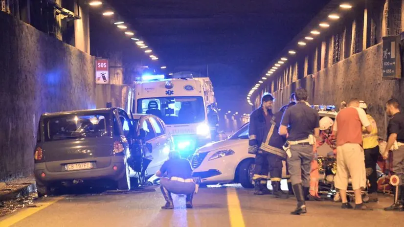 Bedizzole, l'incidente in galleria