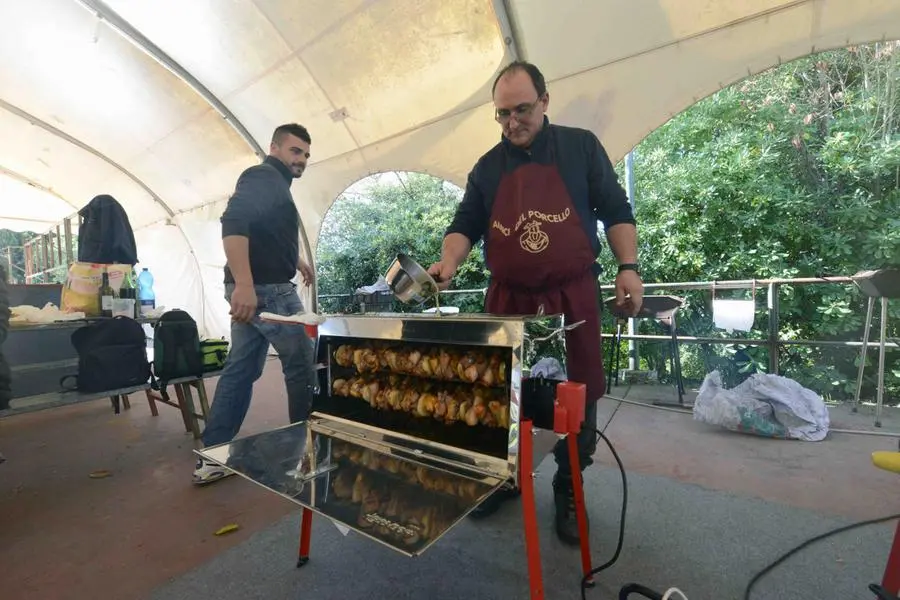 La gara di spiedo a Toscolano Maderno