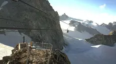 La funivia sul Monte Bianco