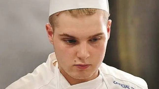 Il giovane chef Patrick Bertoni